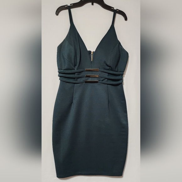 Papaya Dark Teal Dress - Picture 1 of 12